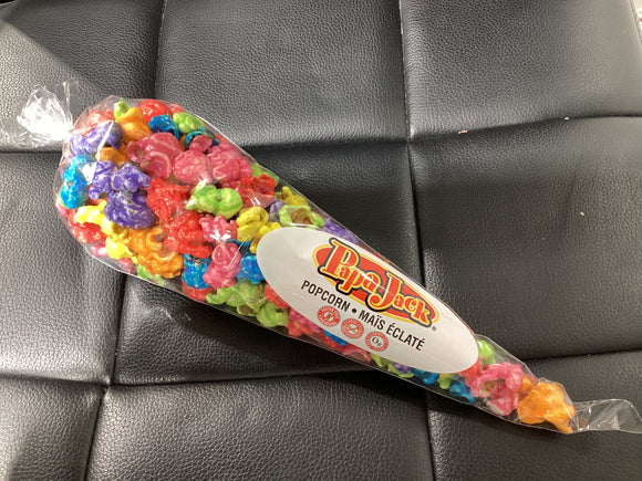Rainbow Popcorn Cone 100g