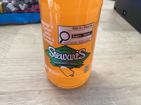 Stewart’s Orange N Cream Soda 355ml