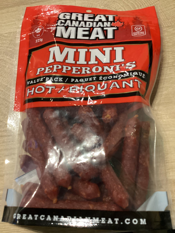 Hot Mini Pepperoni 225g