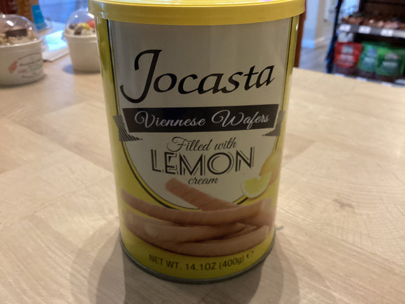 Viennese Lemon Wafer Rolls 400g