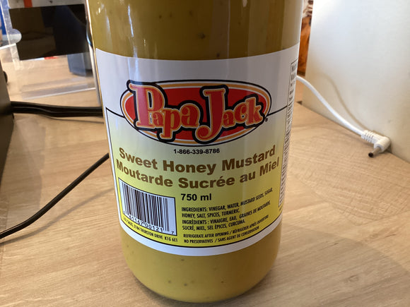 Sweet Honey Mustard 750ml PJ