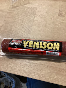Hot Venison Sausage 250g
