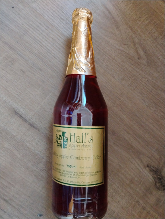 Hall's Sparkling Cranberry Cider 750ml